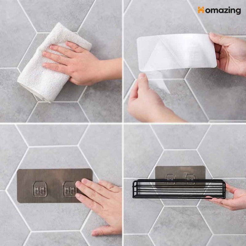 Multipurpose Iron Storage Shelf Self Adhesive