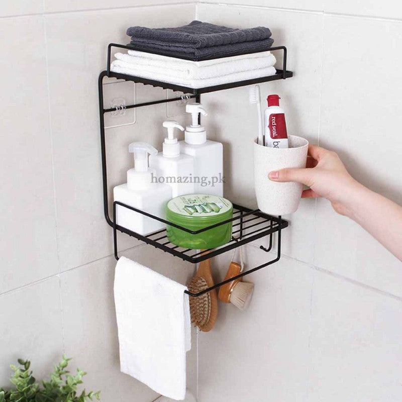 2 Layer Corner Storage Shelves