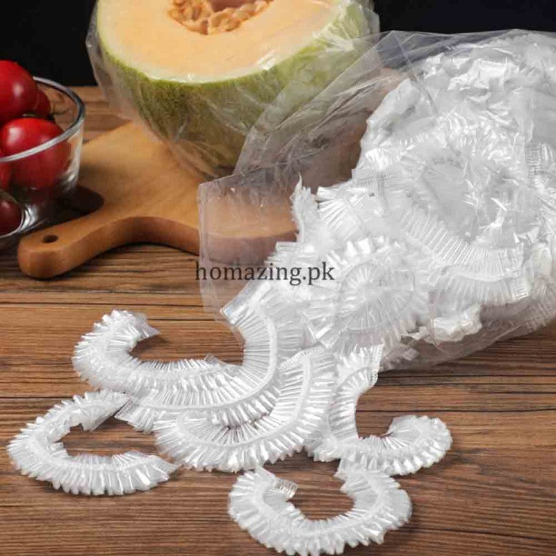 Disposable Plastic Wrap Food Grade 100Pcs