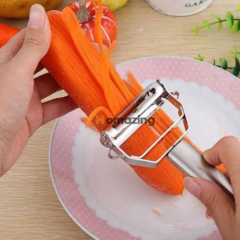 Dual Blade Peeler Stainless Steel