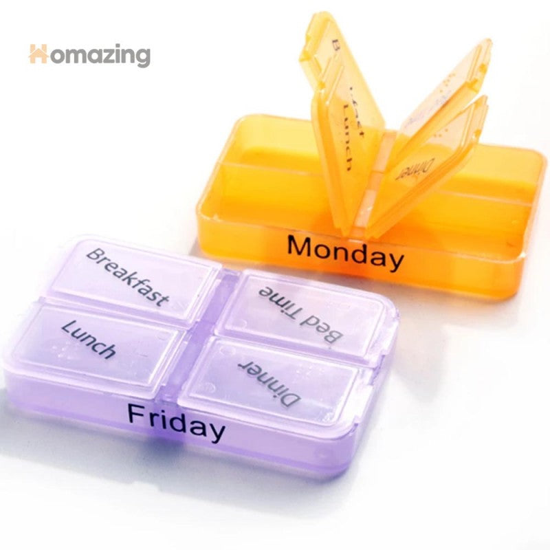 Weekly Pill Organizer Box