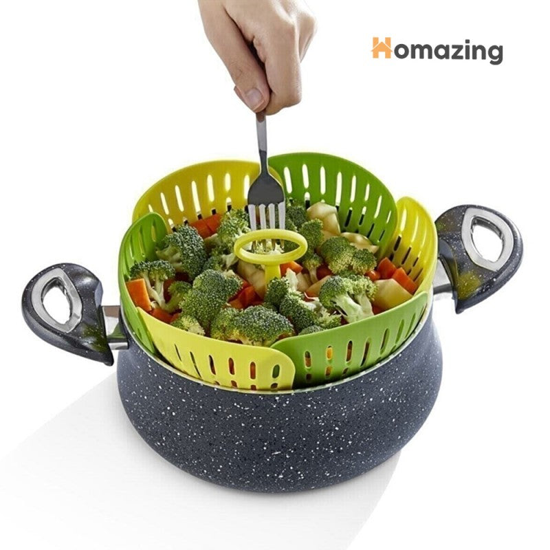 Foldable Steamer Cooking Basket