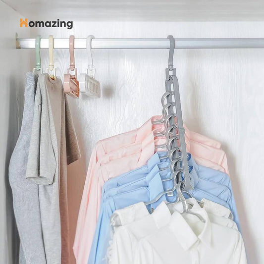 Multi Slot Hanger Closet Organizing Hanger