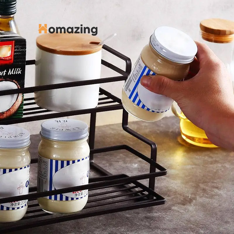 2-Tier Spice Seasoning Rack