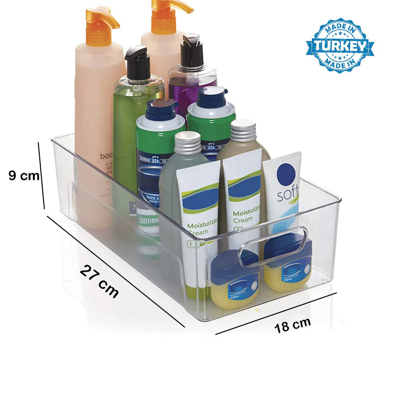 Acrylic Storage Organizer With Handle