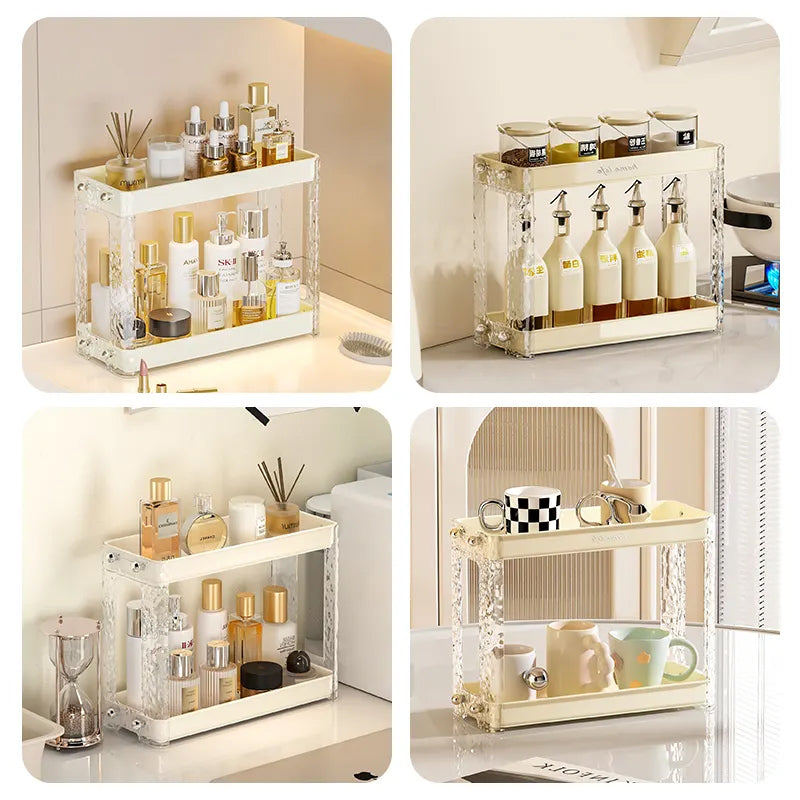 2-Layer Storage Organizer Shelf Rack