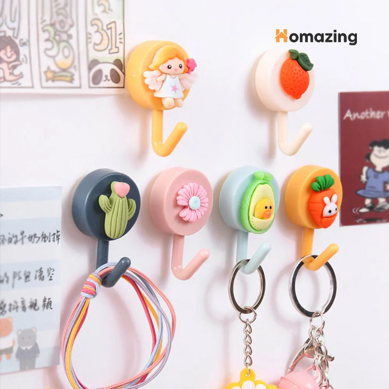 Cute Wall hooks Key holder 10 Pcs