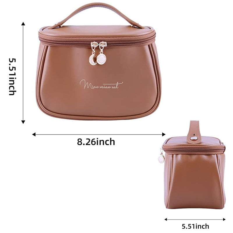 Premium Cosmetic & Makeup Leather Bag