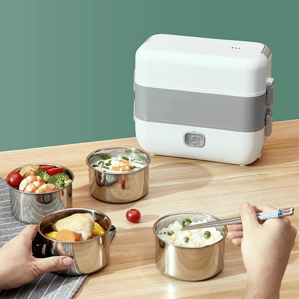 Electric Heating Lunch Box Double Layer