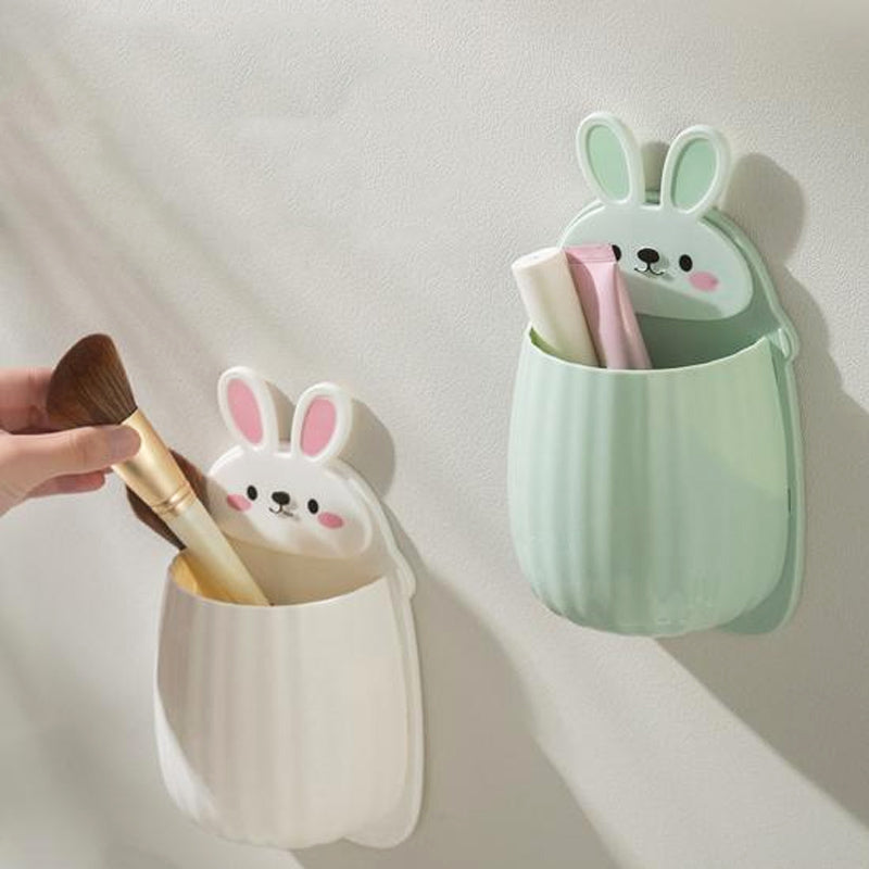 Cute Rabbit Wall Hanging Storage Rack