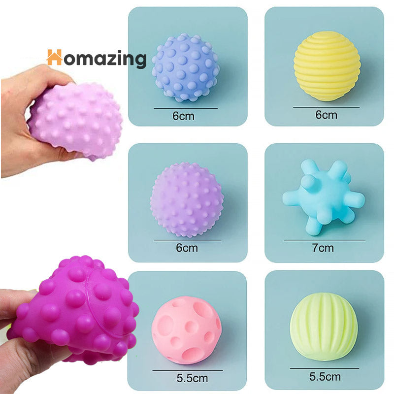 Baby Soft Toy Ball 6 Pcs