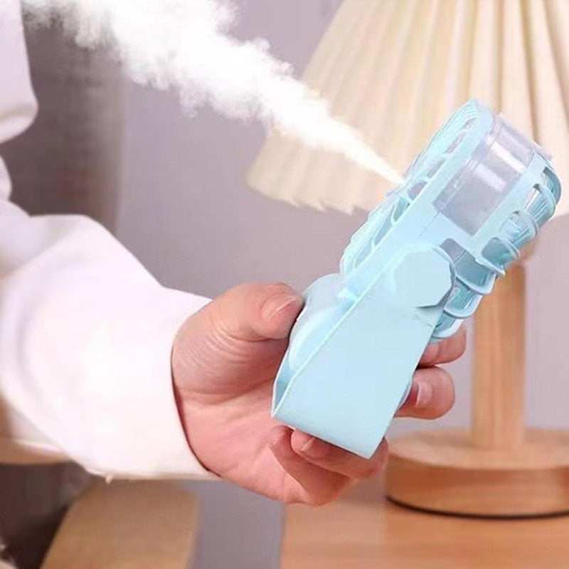 USB Desk Fan With Spray Rechargeable