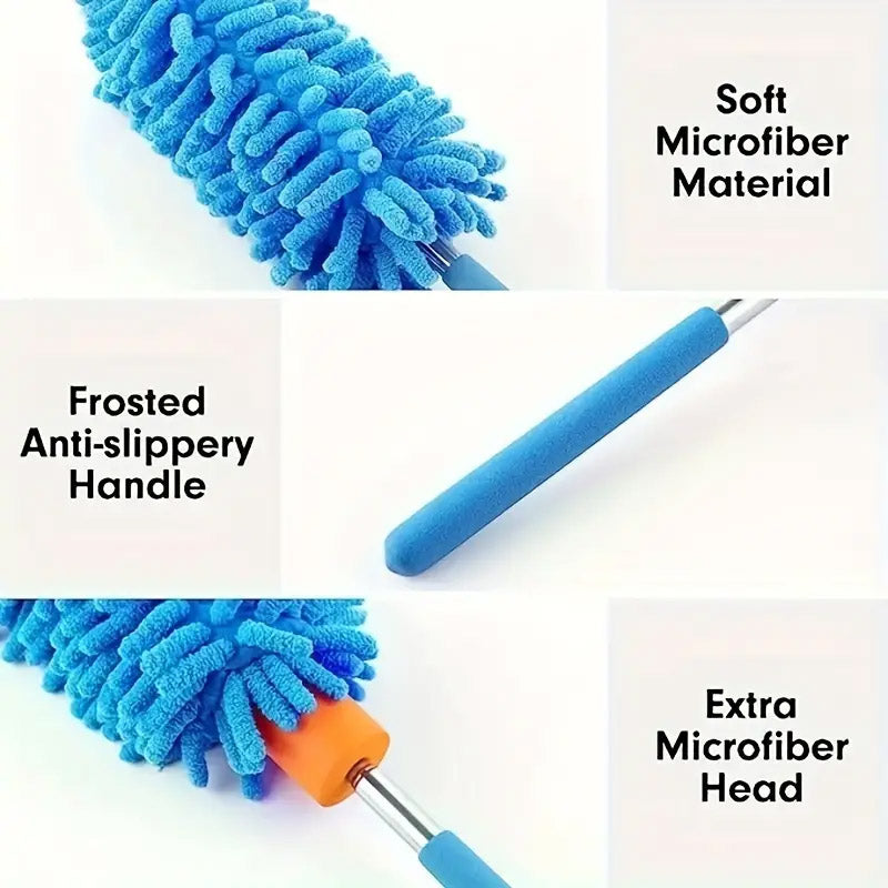 Microfiber Duster Brush With Long Handle