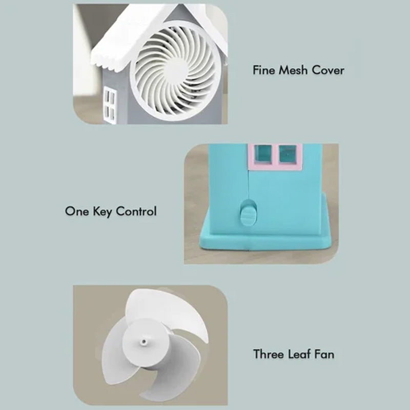 Mini House Fan Rechargeable