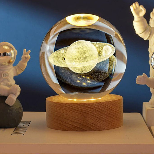 3D Crystal Ball LED Night Light