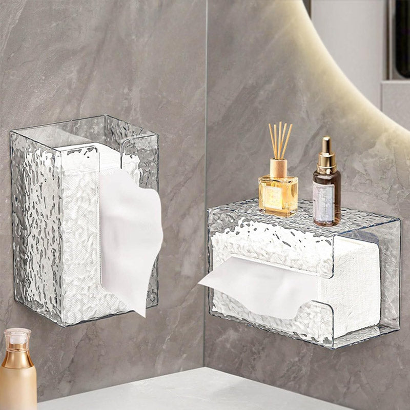 Wall-Mounted Acrylic Tissue Box Holder