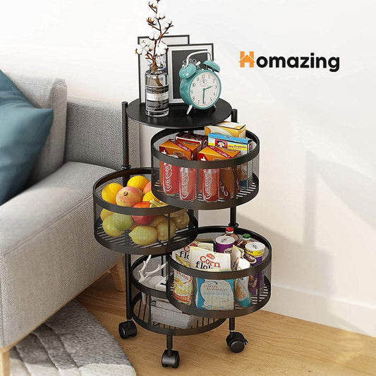 Premium Round Metal Trolley