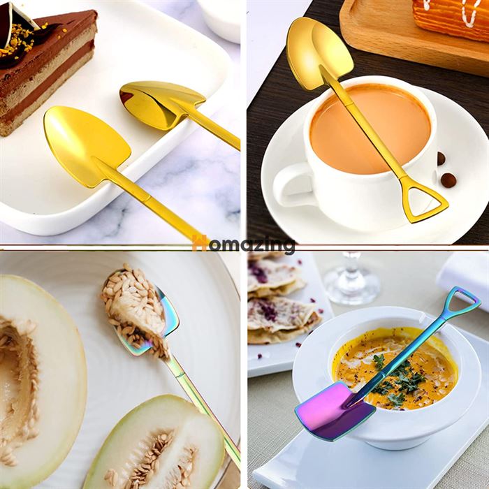 Creative Fruit Spoon Shovel Shaped Pack Of 2