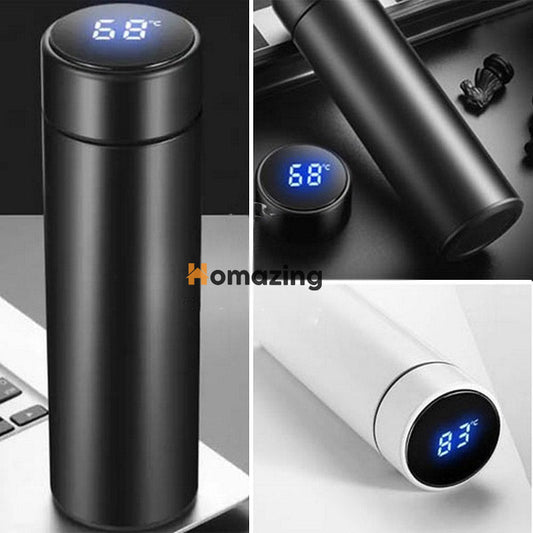 Temperature Display Thermos Water Bottle 500 ML