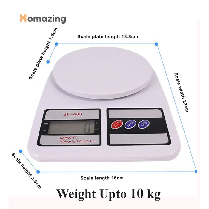 Kitchen Weight Scale Digital Upto 10 Kg Weight